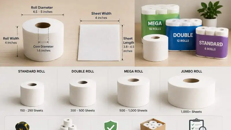 Toilet Paper Roll Size